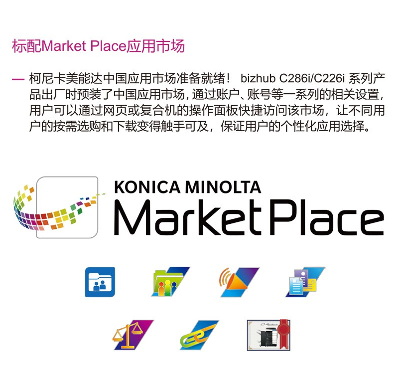 柯尼卡美能达（KONICA MINOLTA） C226i/c286i A3彩色复合机